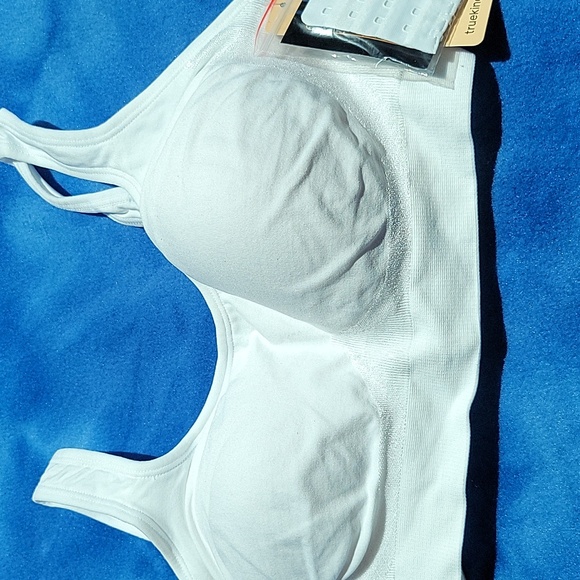 Lot Of 2 Truekind Daily Comfort Wirefree Shaper Bras - Size M - Picture 5 of 8